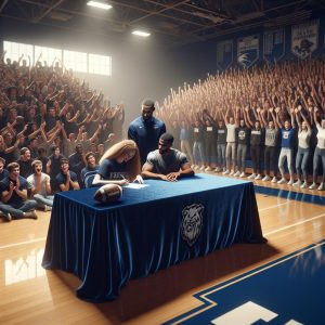 High School Football Signing Ceremony