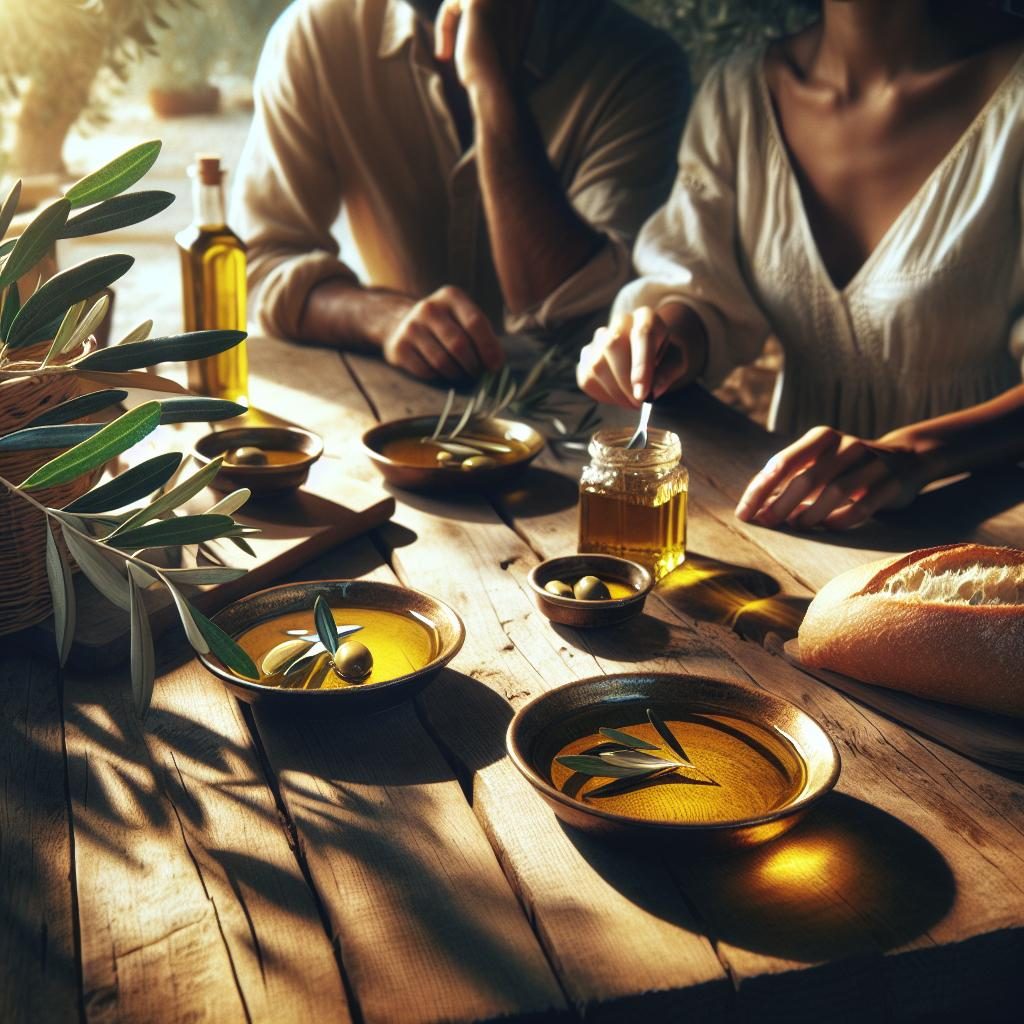 Greek olive oil tasting