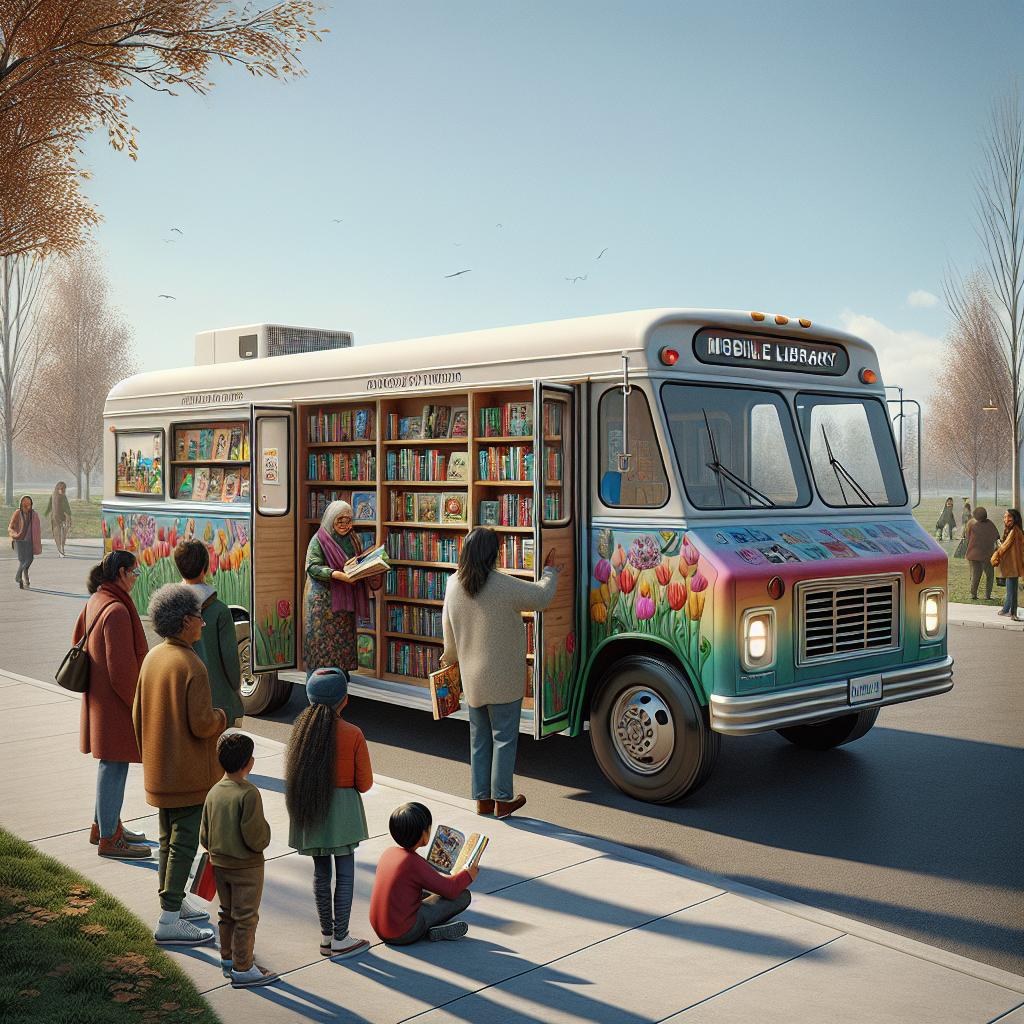 Mobile library outreach program.