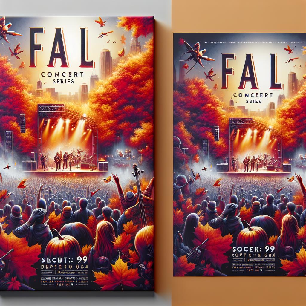 Fall concert series poster