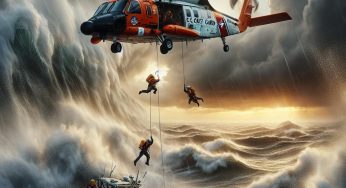 Coast Guard Rescues Five People and Their Pet Pup from Rocky South Carolina Shoreline