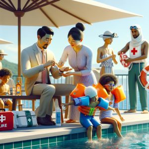 Family pool vacation safety