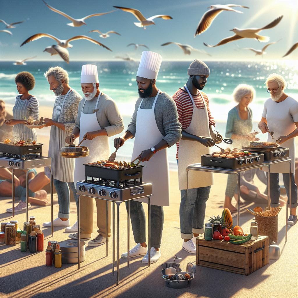 Culinary showdown on beach