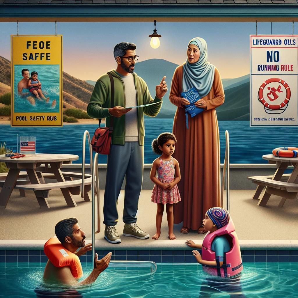 Poolside Family Safety Awareness