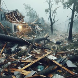 Tornado aftermath in South Carolina.