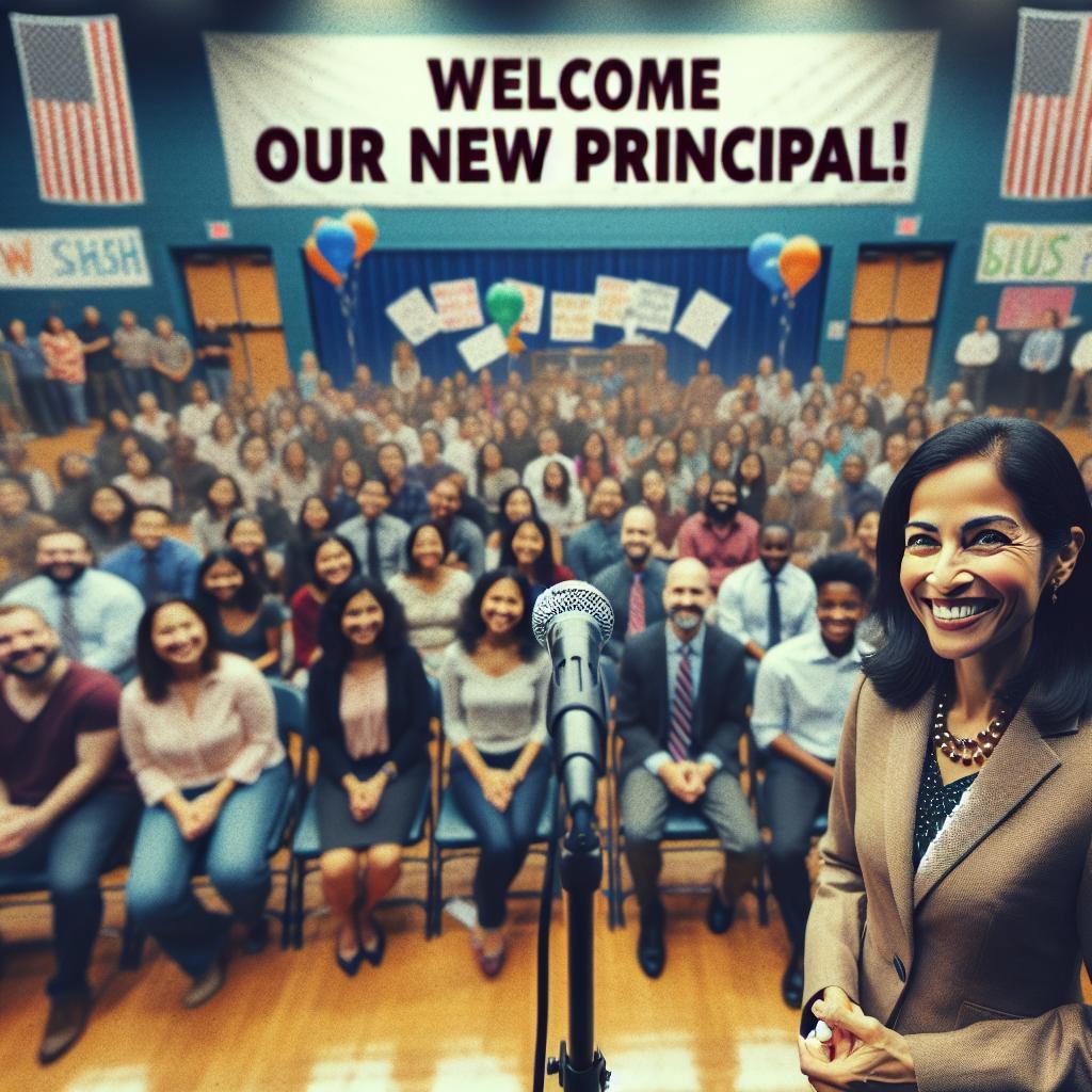 New school principal announcement