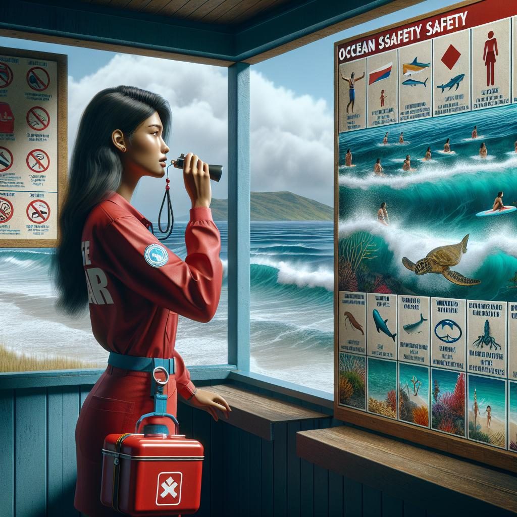 Ocean safety awareness campaign.