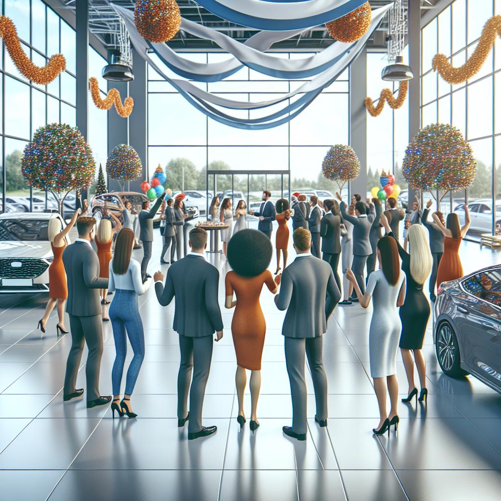 Car Dealership Celebration