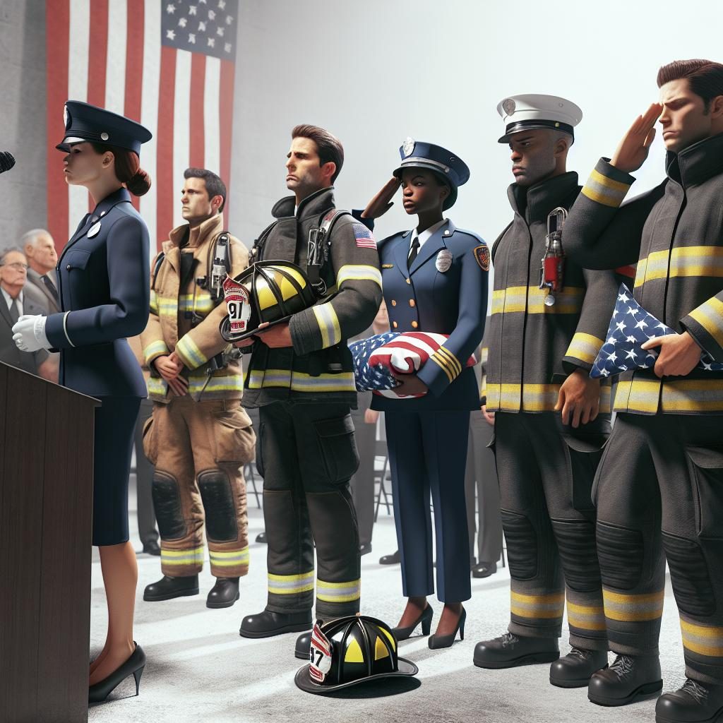 Firefighters Honoring Heroes