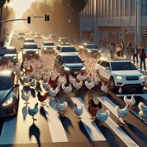 Chicken Traffic Jam