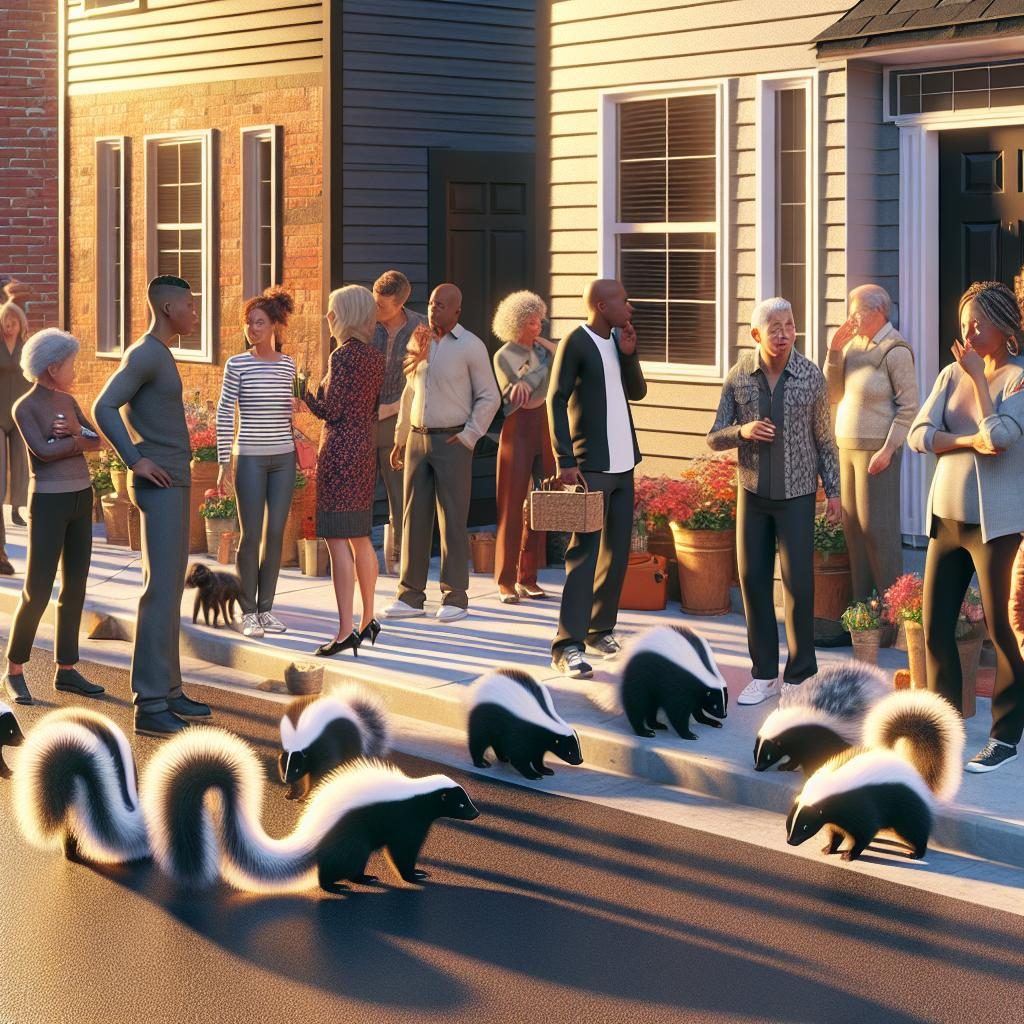 Skunks in Neighborhoods