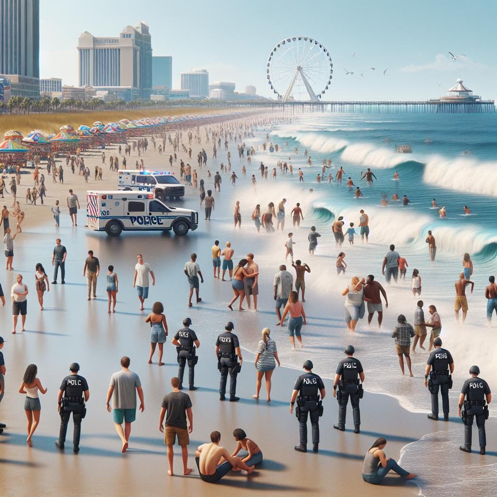 Police presence Myrtle Beach