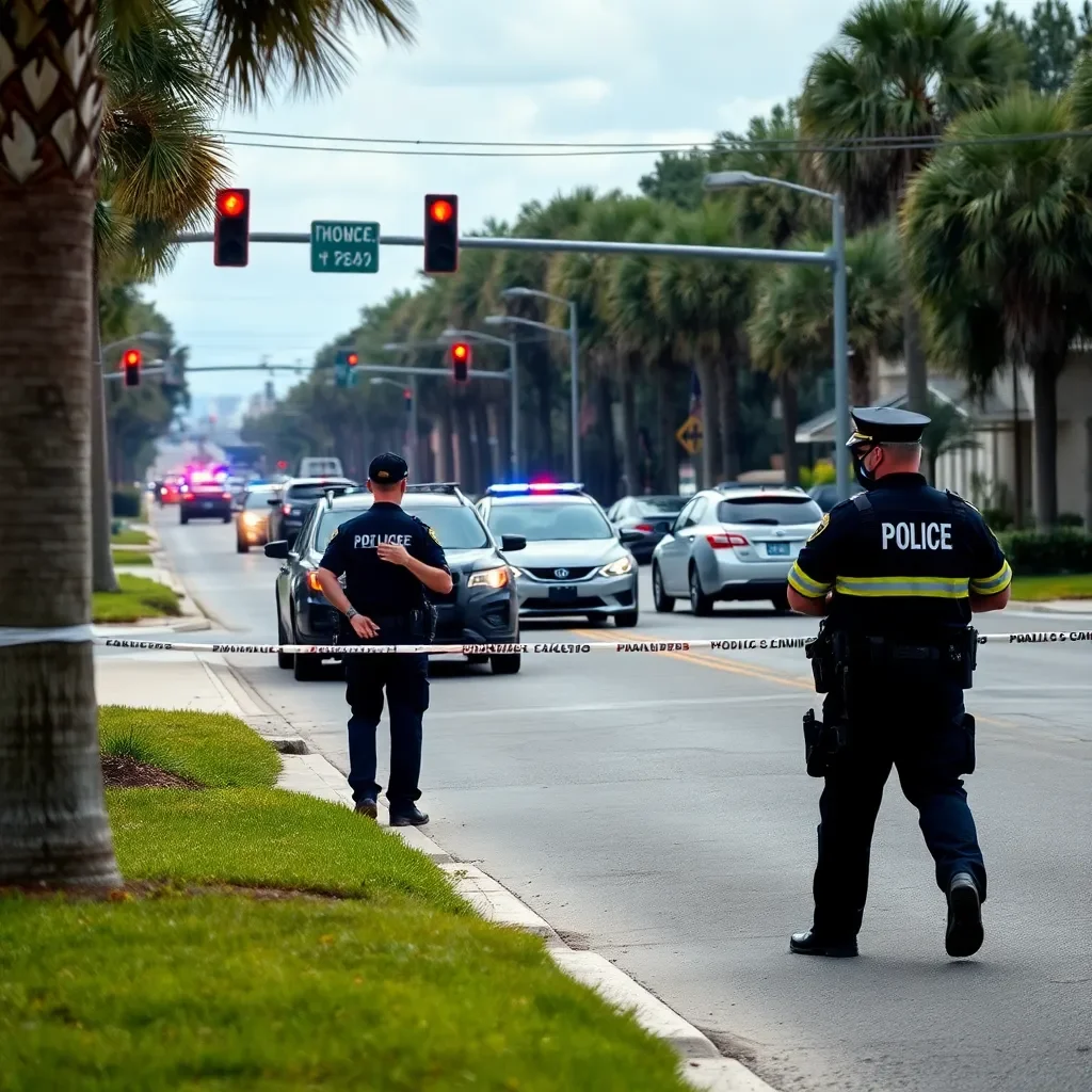 Myrtle Beach Police Respond to Barricade Situation on Greens Boulevard