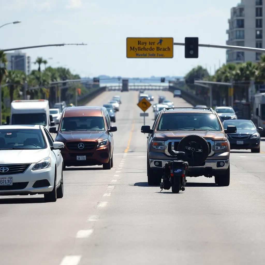 Myrtle Beach Traffic Incident Causes Delays on Sunny Saturday Morning