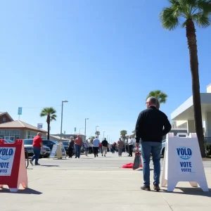 Myrtle Beach Sees Record Turnout as Early Voting Kicks Off Amid Curbside Voting Challenges