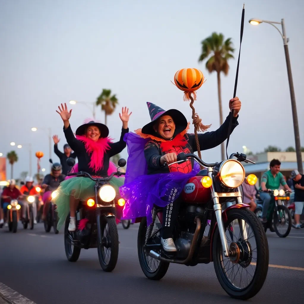 Myrtle Beach Hosts Thrilling Halloween Costume Ride Celebrating Community Spirit