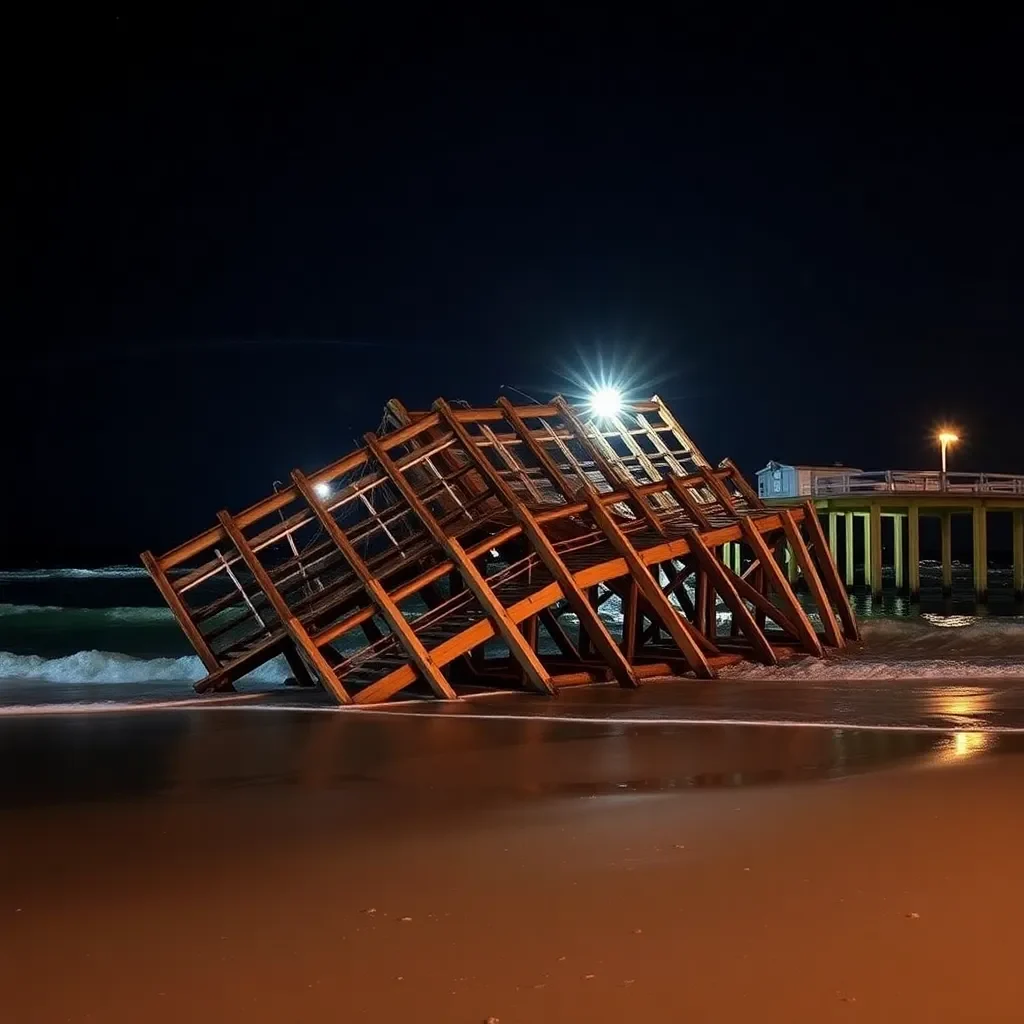 Late Night Dock Collapse in North Myrtle Beach Leaves Three Injured