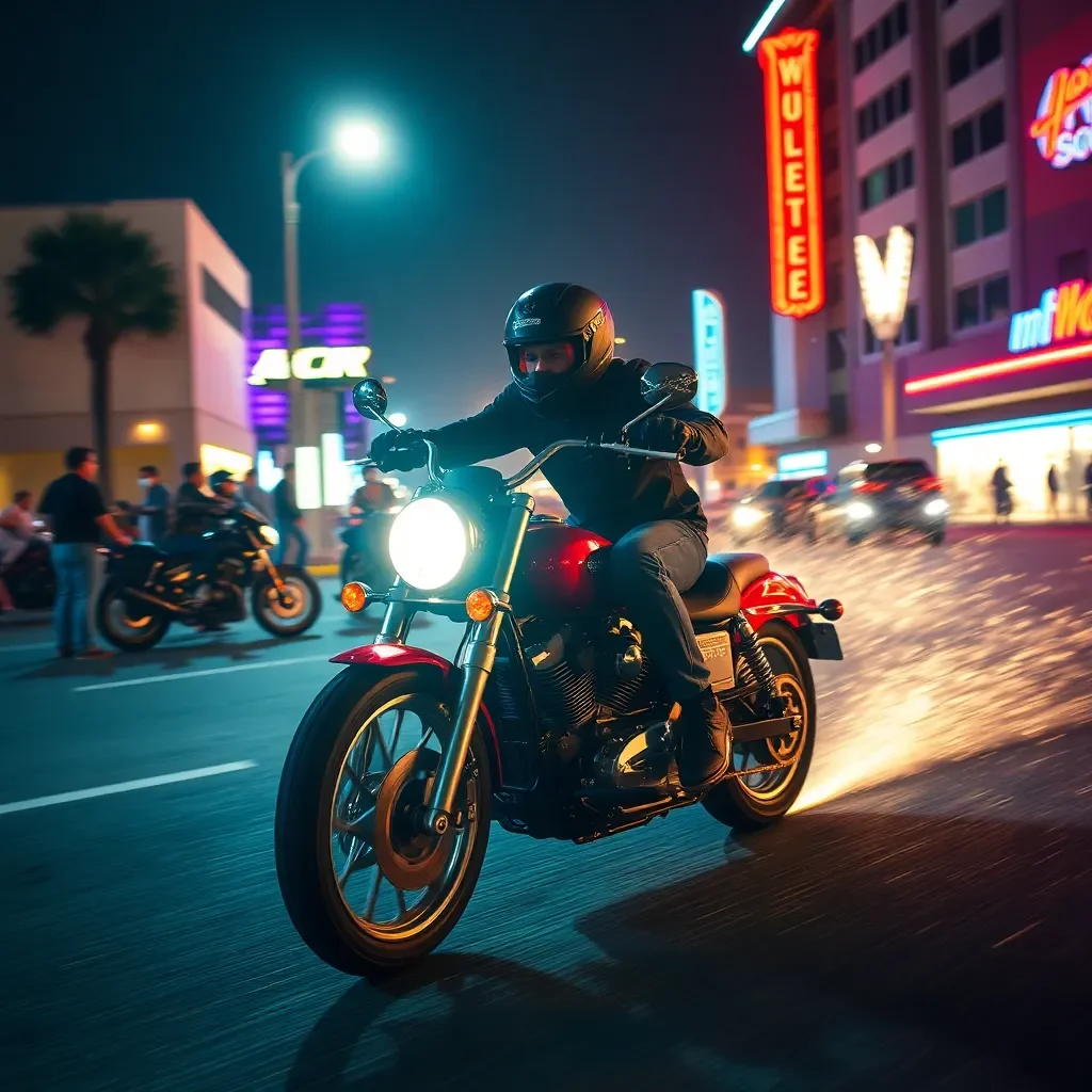 Motorcycle Chase Shakes Up Myrtle Beach Nightlife