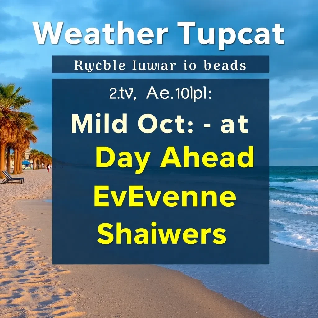 Myrtle Beach Weather Update: Mild October Day Ahead with Chance of Evening Showers