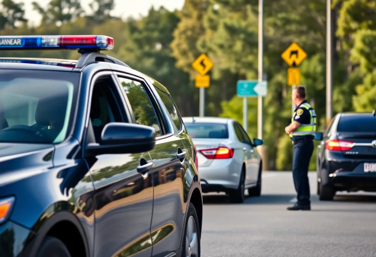 DUI Checkpoint Road Sign