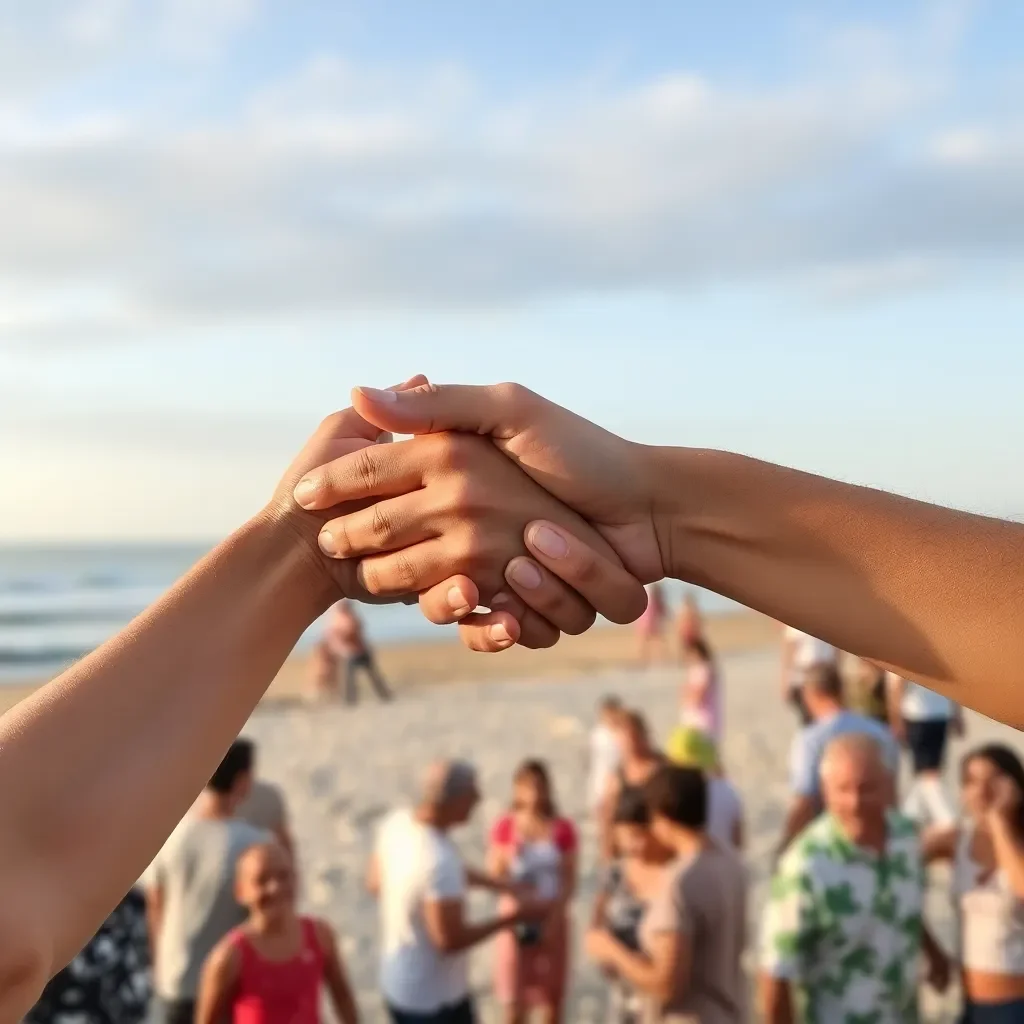 Building Bridges: Myrtle Beach Hosts Beachside Chat to Connect Students and Police