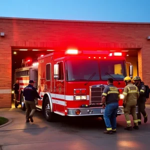 North Myrtle Beach Celebrates New Fire Engine with Traditional Push-In Ceremony