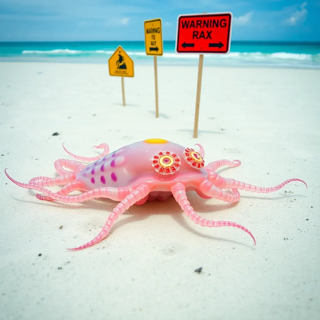 Myrtle Beach Residents on Alert as Portuguese Men-of-War Wash Ashore