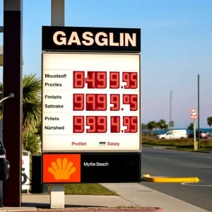 Gas Prices in Myrtle Beach Show Slight Increase, Still Below Last Month's Average