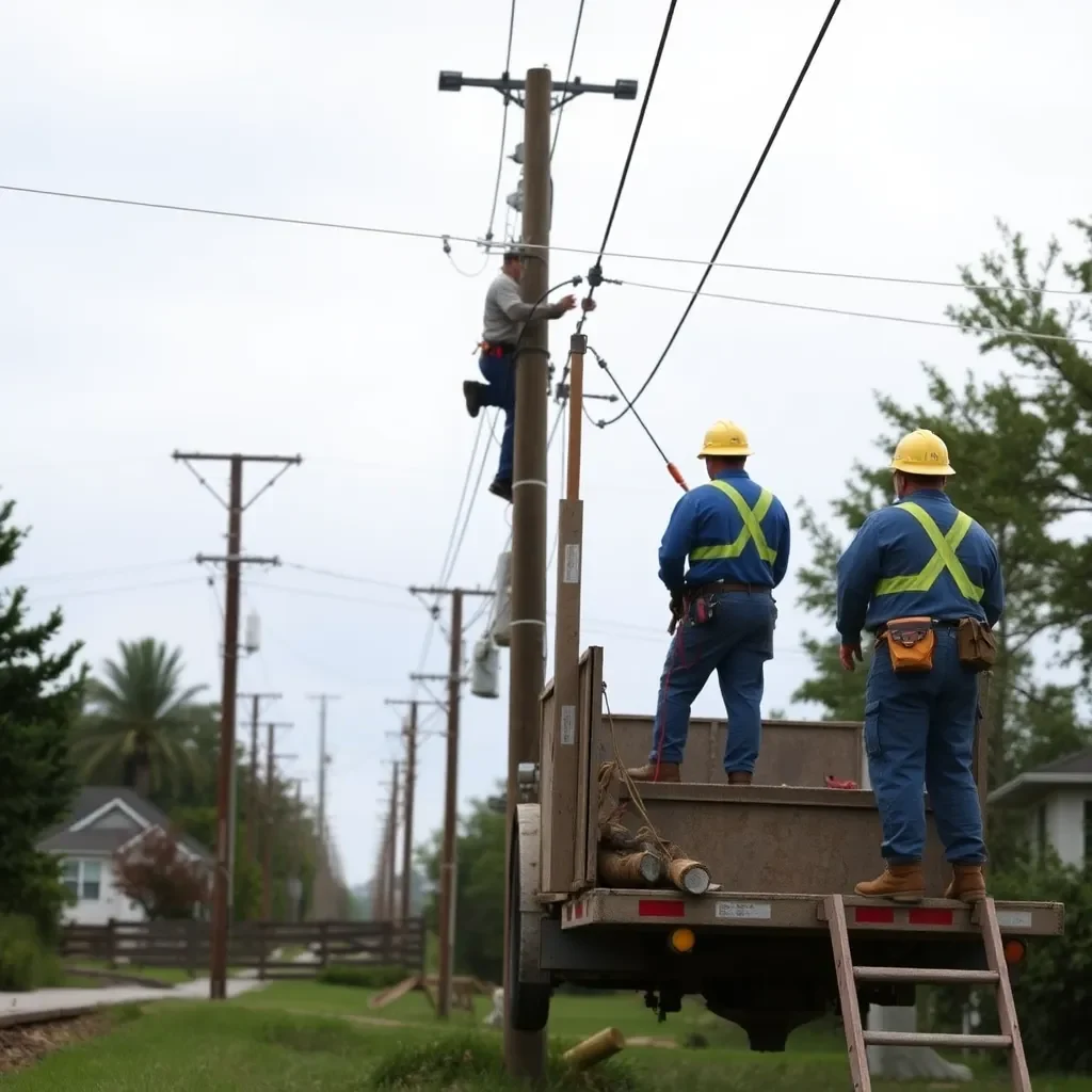 Horry County Linemen Share Stories from Hurricane Relief Mission in South Carolina