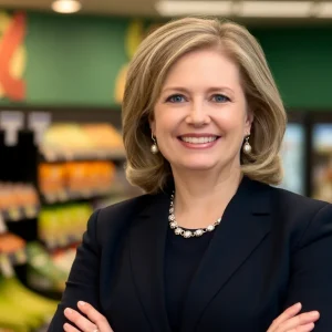 Mary Ellen Adcock, the new chief merchandising and marketing officer of Kroger