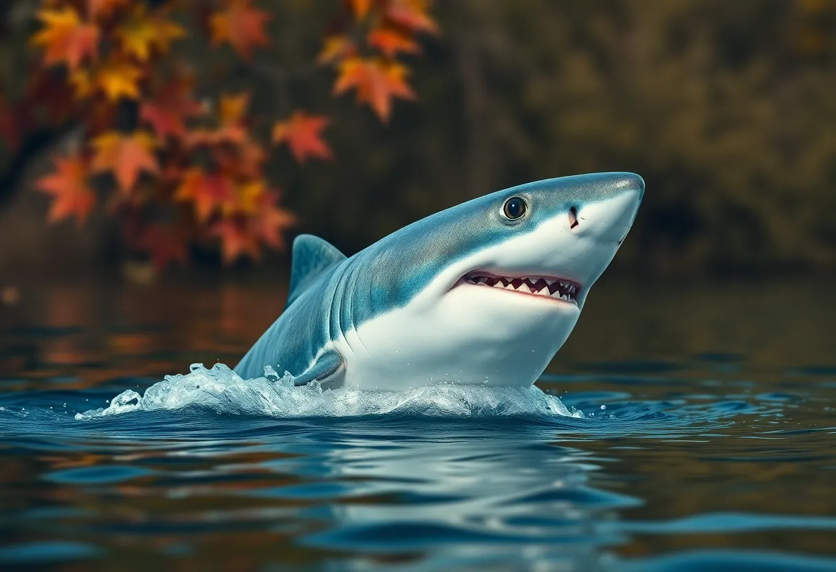 Great white shark representing originality in marketing