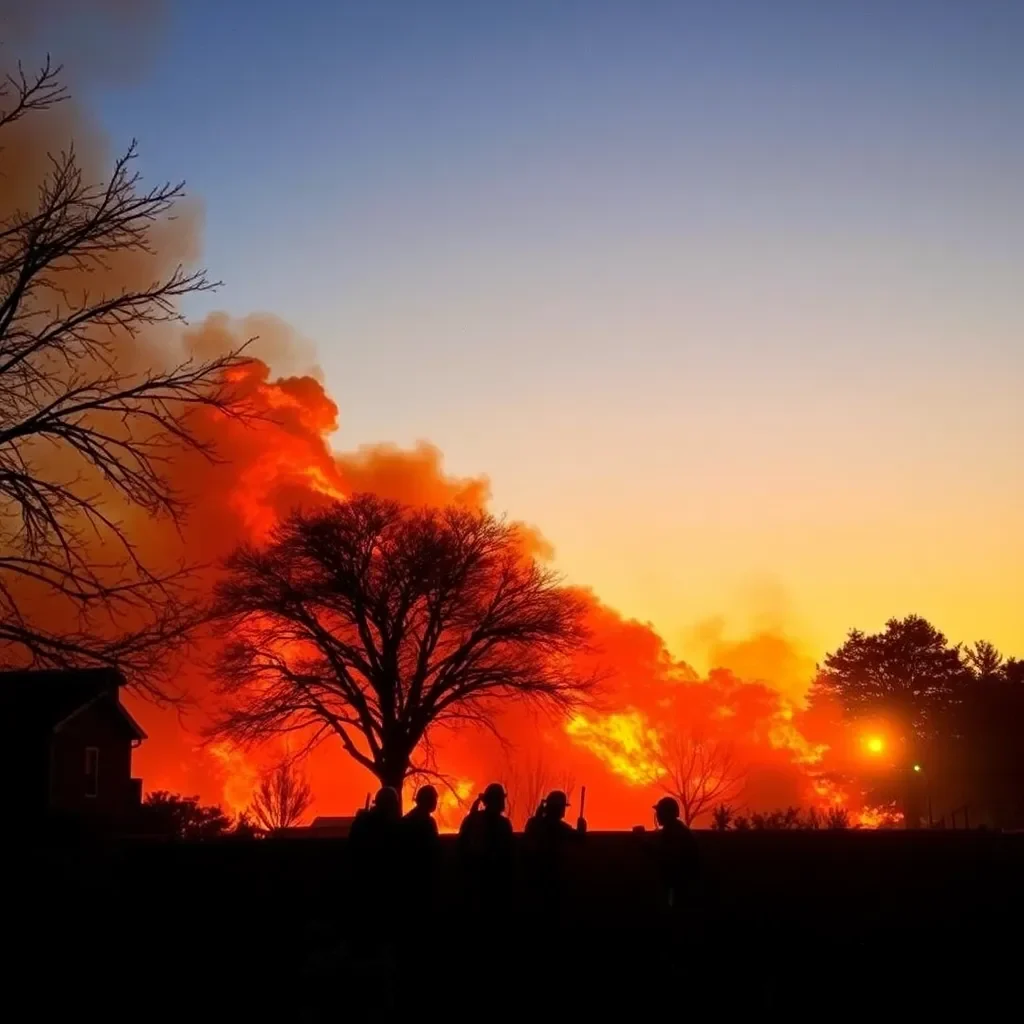 Conway Fire Under Control as Crews Work to Tackle Outdoor Blaze Across Eight Acres