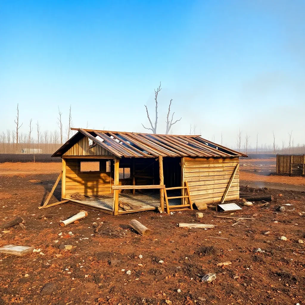 Fire in Conway Destroys Shed and Leaves One Injured