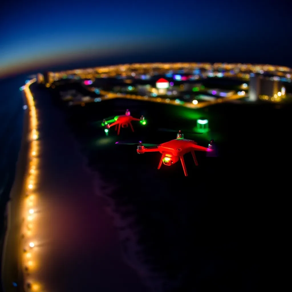 Exciting Times in Myrtle Beach: First-Ever Holiday Drone Show to Dazzle Spectators This Saturday!