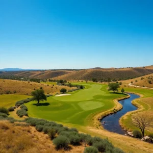 Scenic view of Fields Ranch East golf course