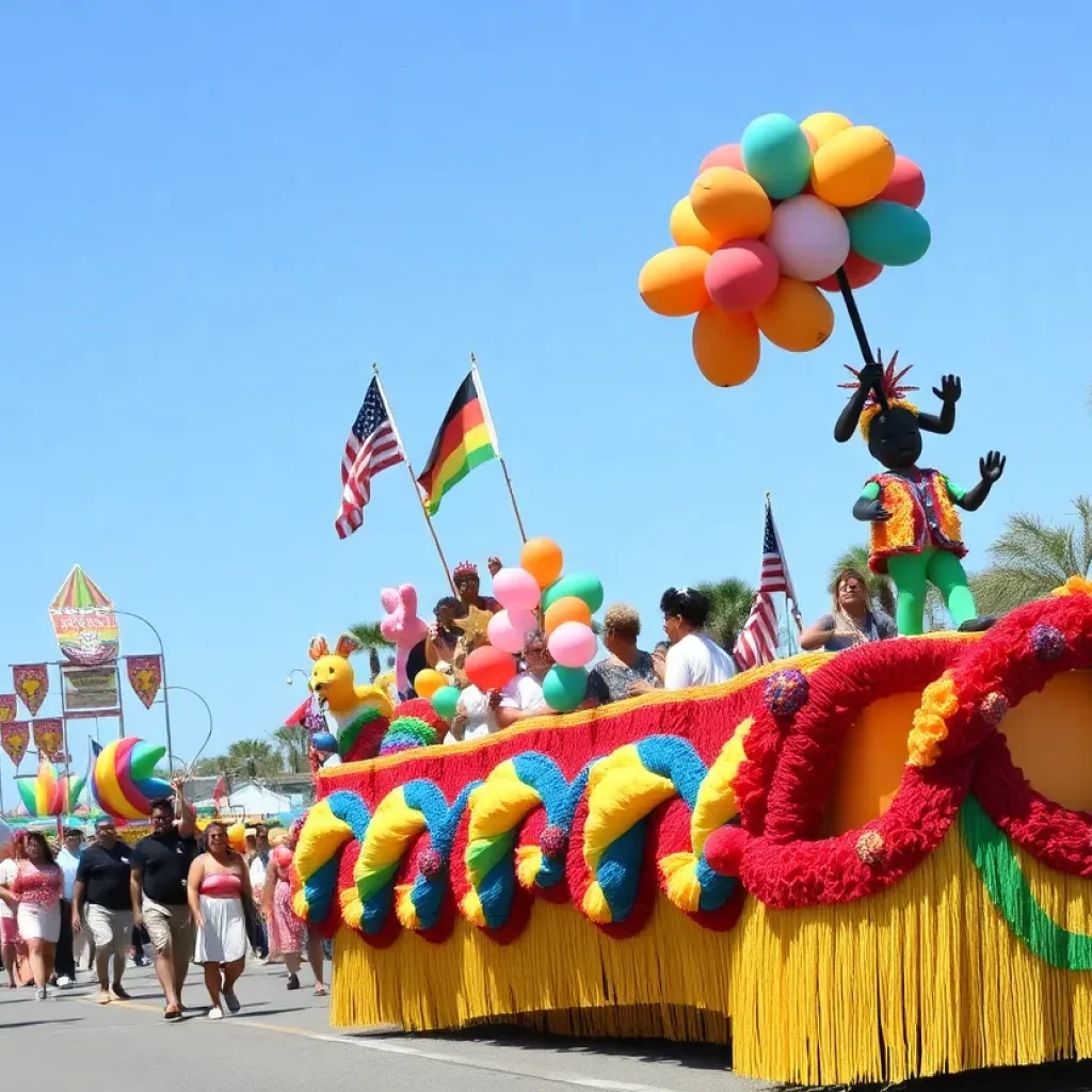 A lively parade during Grand Strand Freedom Week in Myrtle Beach