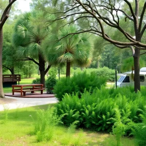 Beautiful landscape of Gulfport State Park with natural scenery.