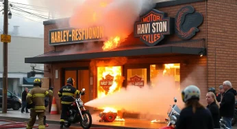 Fire Breaks Out at North Myrtle Beach Harley-Davidson Shop