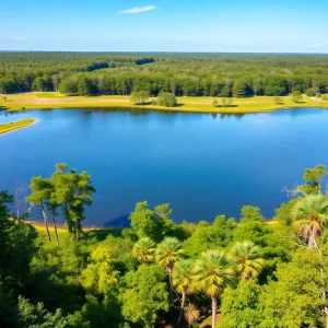 Lush landscape of Jonathan Dickinson State Park in Florida