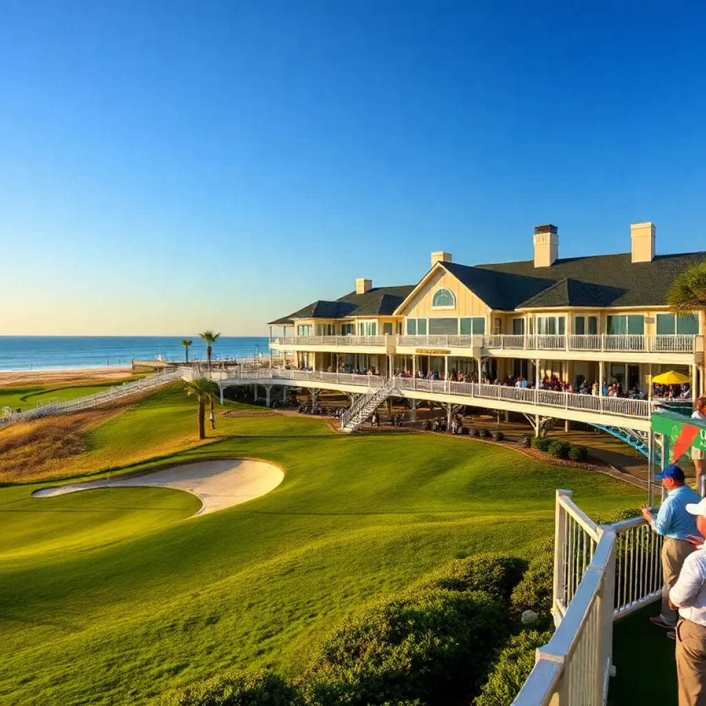 Golfers competing at the Myrtle Beach Golf Classic