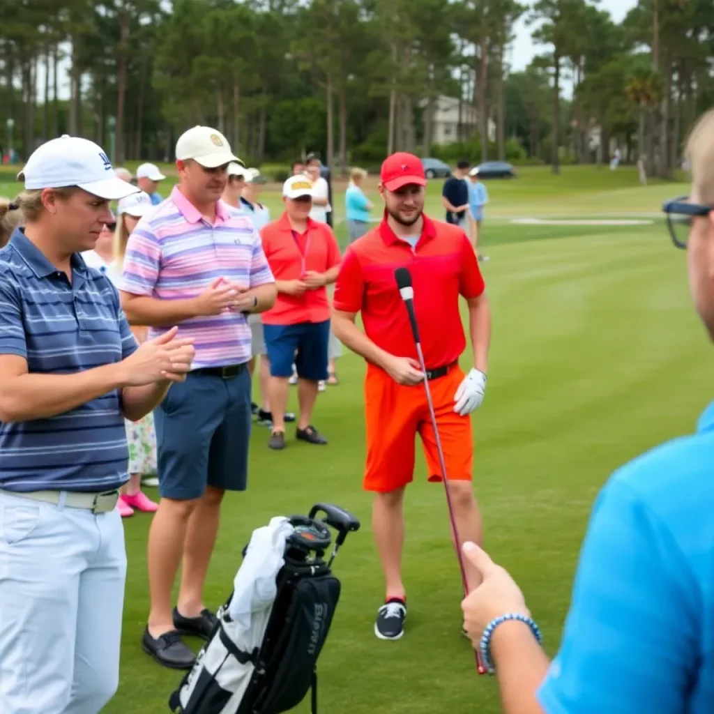Golfers and community members united at Myrtle Beach post-Hurricane Helene.