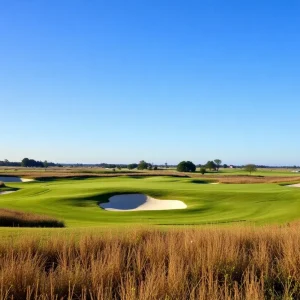 Renovated golf course in Myrtle Beach with new bunkers