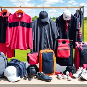 Latest golf apparel and equipment on display