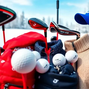 Collection of new golf equipment and apparel for winter 2024