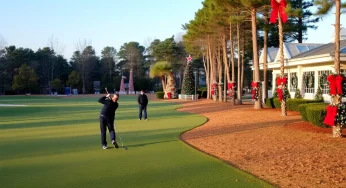 Golfing on Christmas Day in North Myrtle Beach