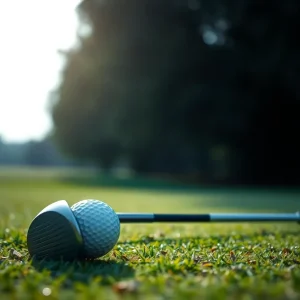 Palm Beach Springs Golf Course landscape with a golf club