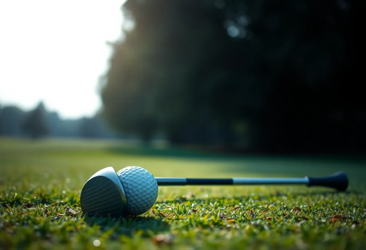 Palm Beach Springs Golf Course landscape with a golf club