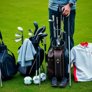 2024 Masters golf equipment setup featuring modern clubs