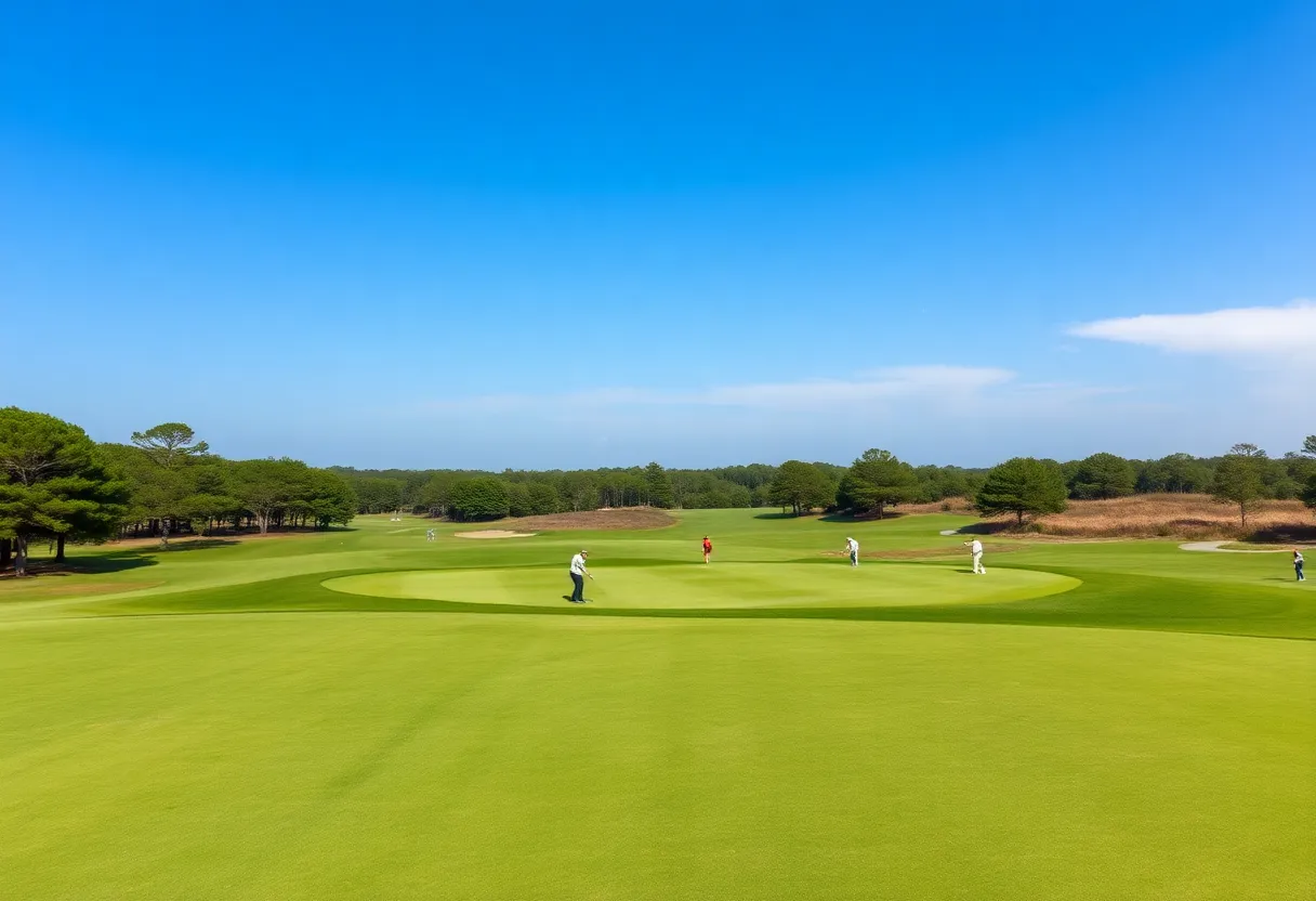 Scenic view of one of the top golf courses in Myrtle Beach