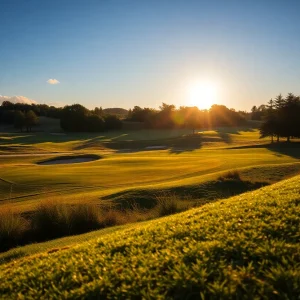 Close Up of a Beautiful Golf Course